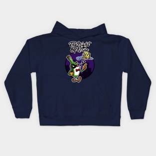 the night of wine Kids Hoodie